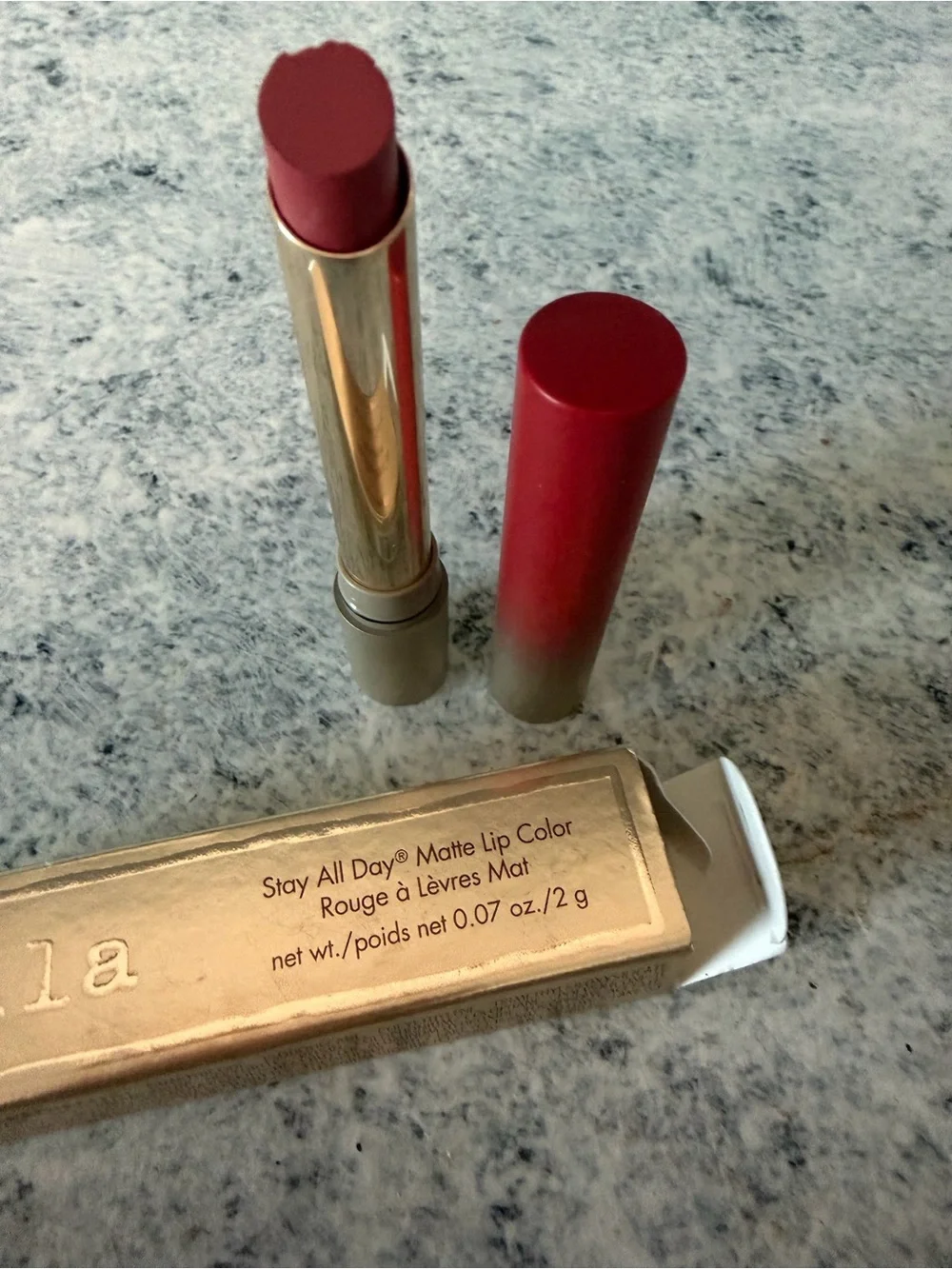 Stila Stay All Day Matte Lip Color-KISS and Makeup